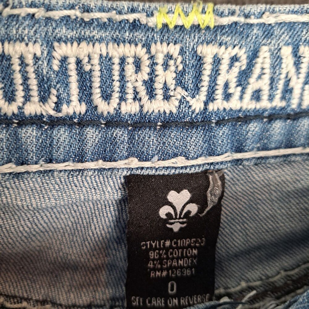 Culture Jeans Light Wash Skinny Jeans Flap Pockets Size 0 - Picture 3 of 13